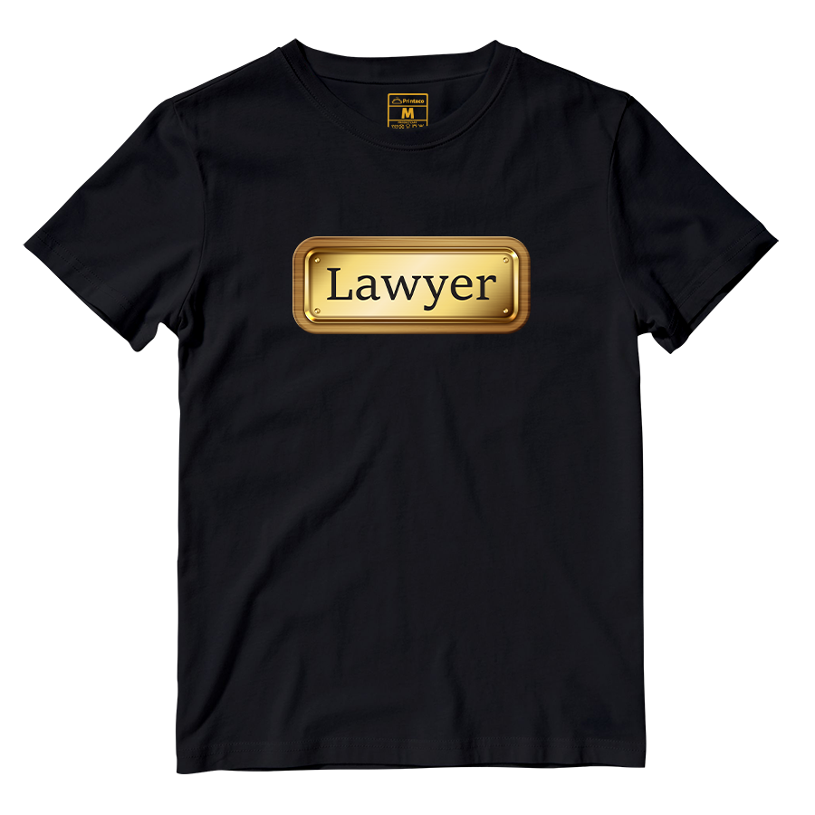 Cotton Shirt: Lawyer Nameplate