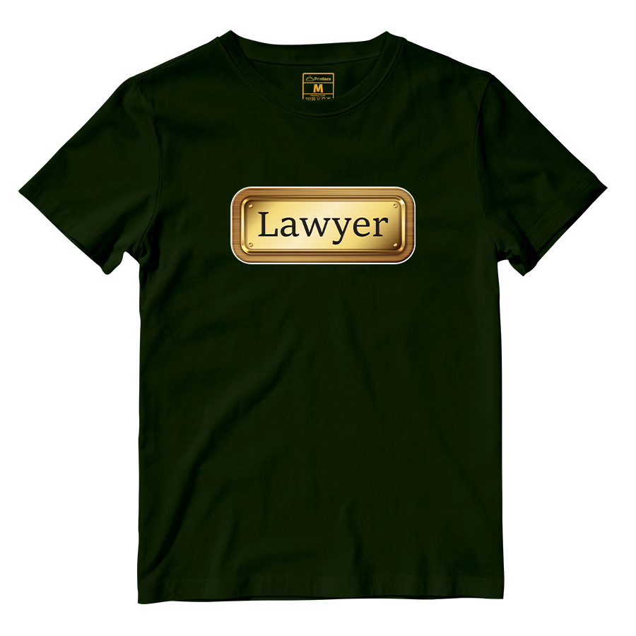 Cotton Shirt: Lawyer Nameplate