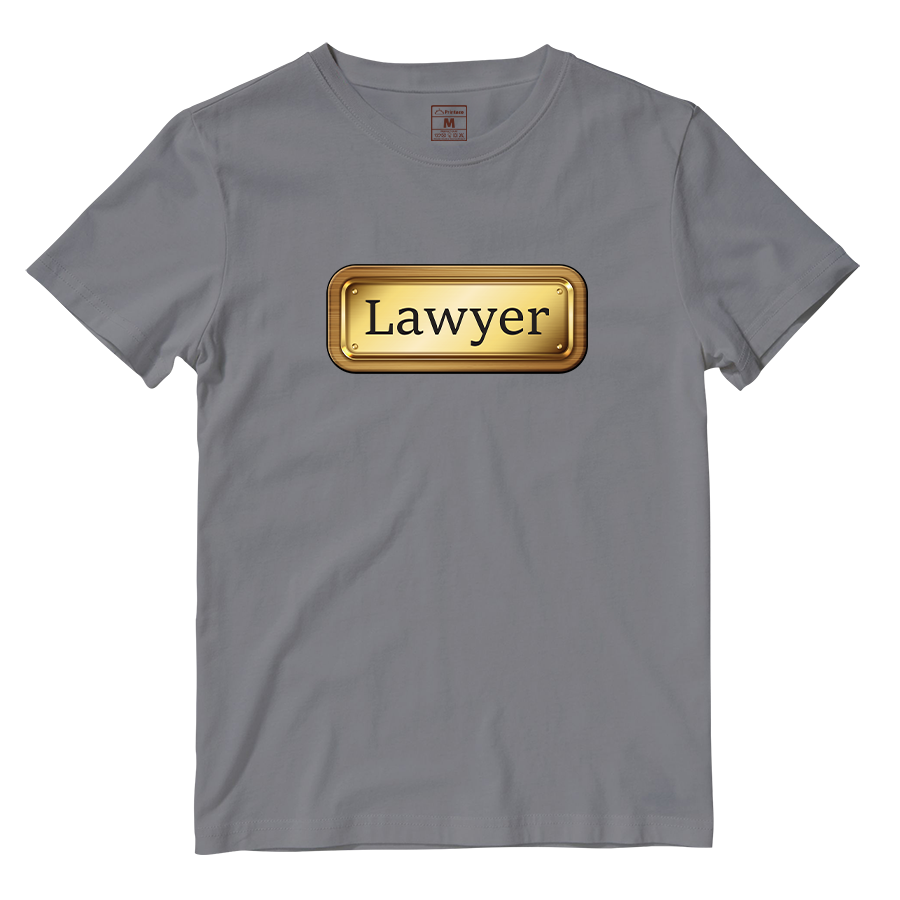 Cotton Shirt: Lawyer Nameplate