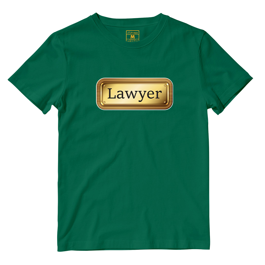 Cotton Shirt: Lawyer Nameplate
