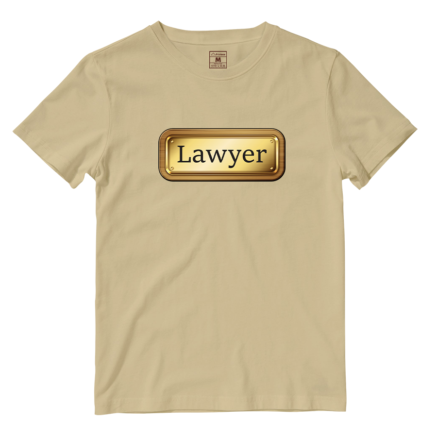 Cotton Shirt: Lawyer Nameplate