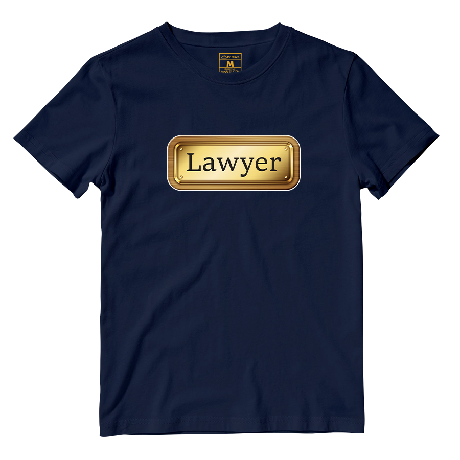 Cotton Shirt: Lawyer Nameplate