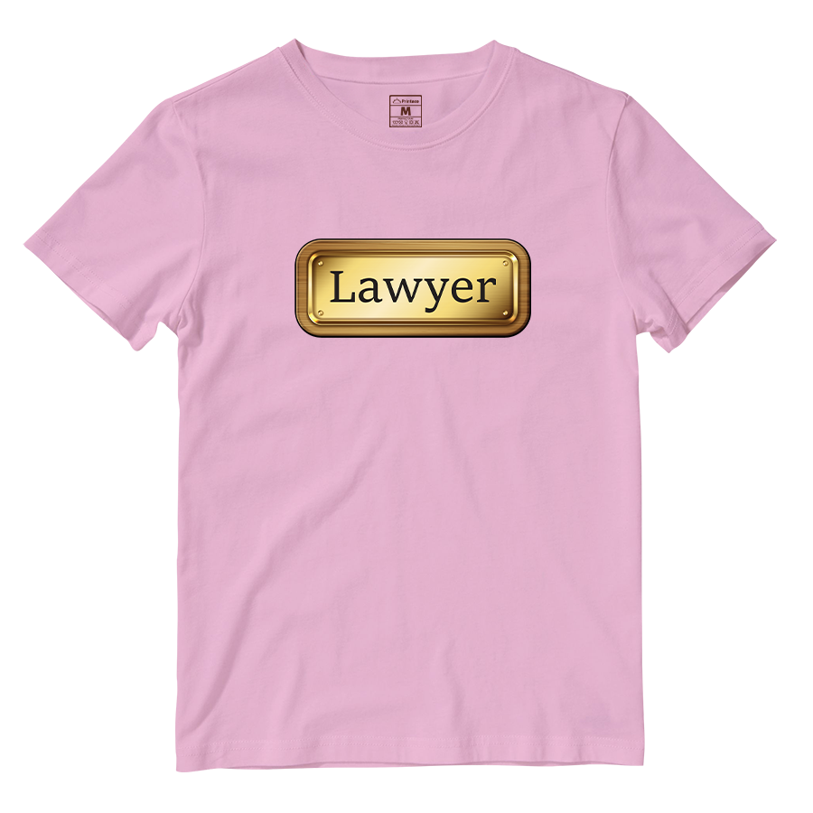 Cotton Shirt: Lawyer Nameplate