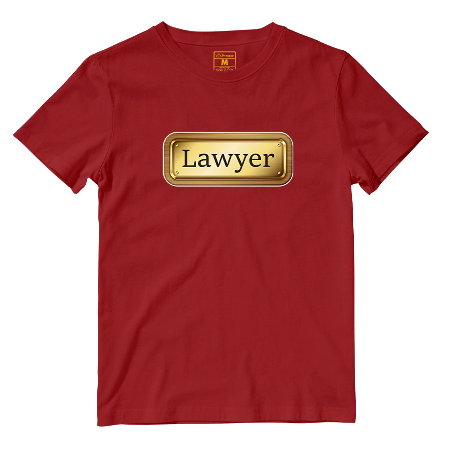 Cotton Shirt: Lawyer Nameplate