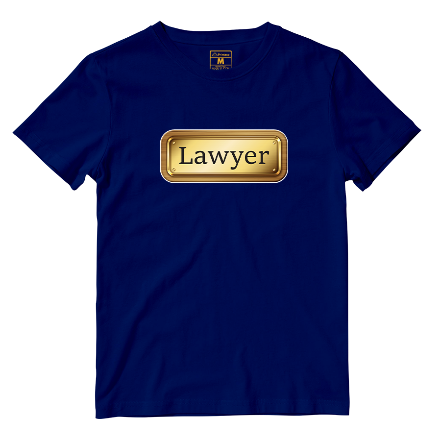 Cotton Shirt: Lawyer Nameplate