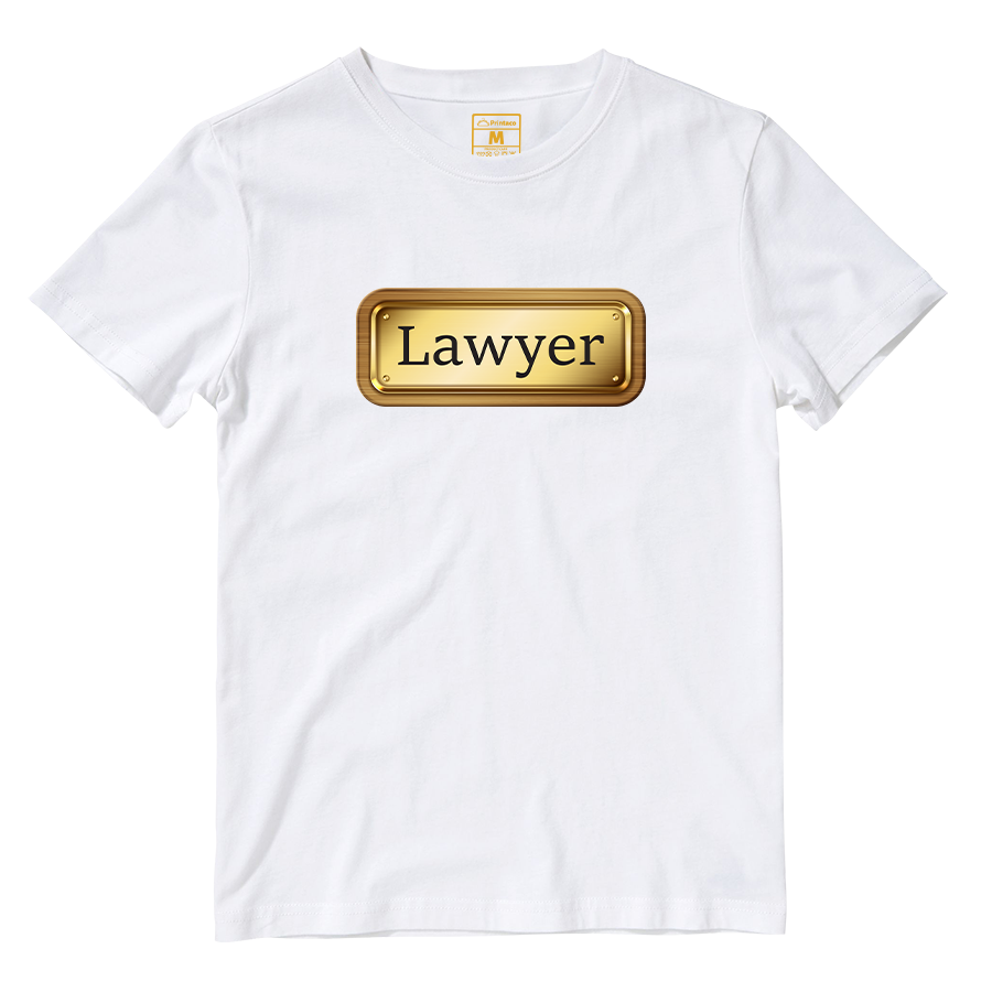 Cotton Shirt: Lawyer Nameplate