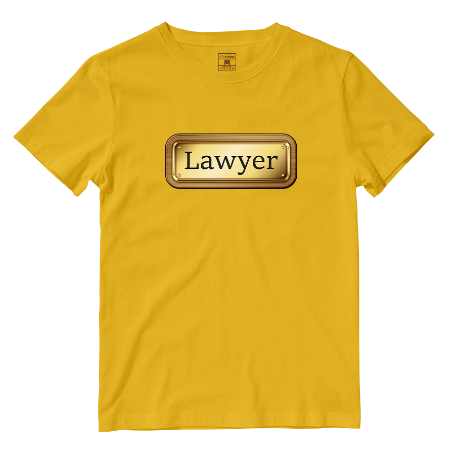 Cotton Shirt: Lawyer Nameplate