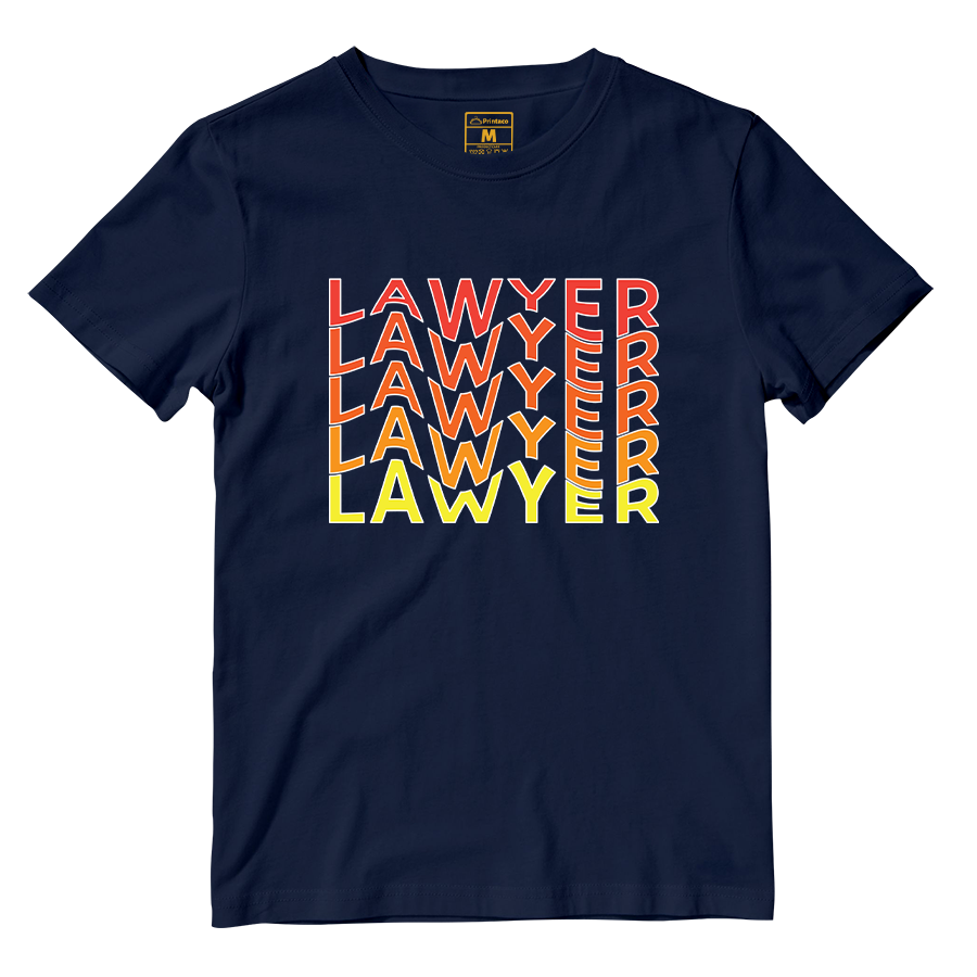 Cotton Shirt: Lawyer Wave