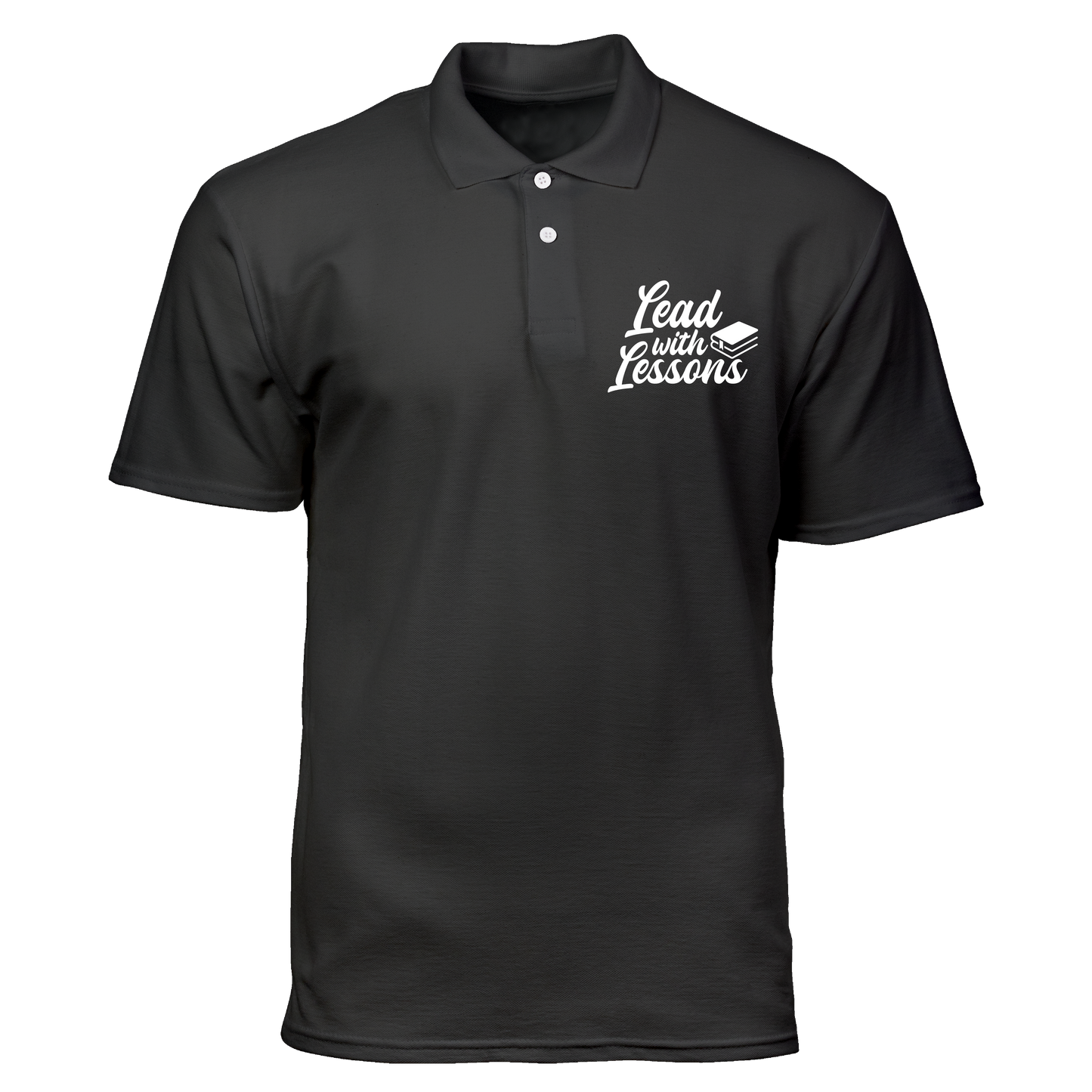 Cotton Polo Shirt: Lead with Lessons Pocket