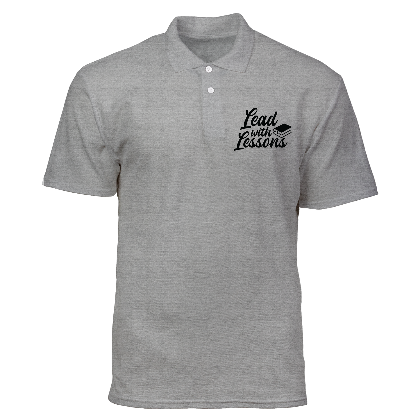 Cotton Polo Shirt: Lead with Lessons Pocket