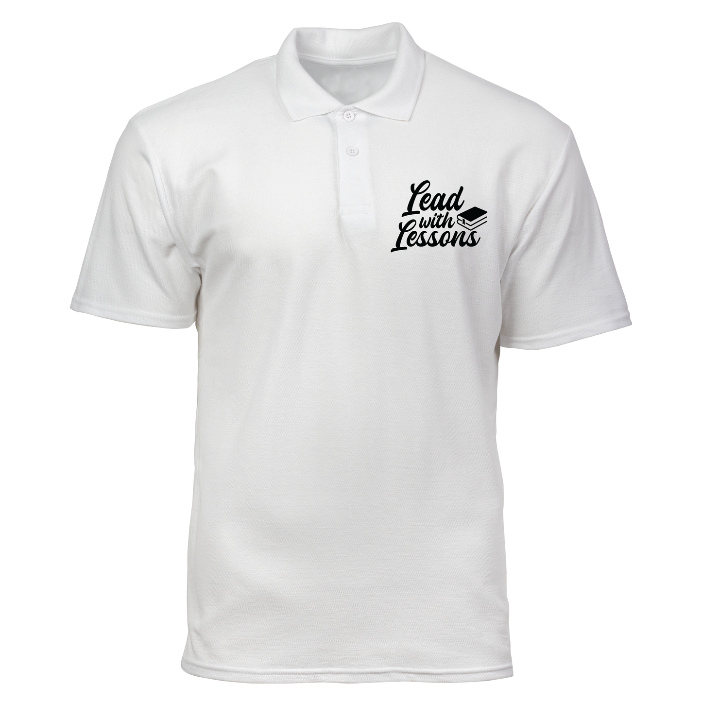 Cotton Polo Shirt: Lead with Lessons Pocket