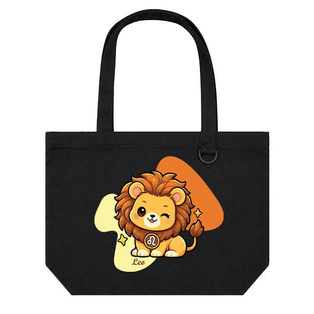 Landscape Tote Bag: Leo Cartoon