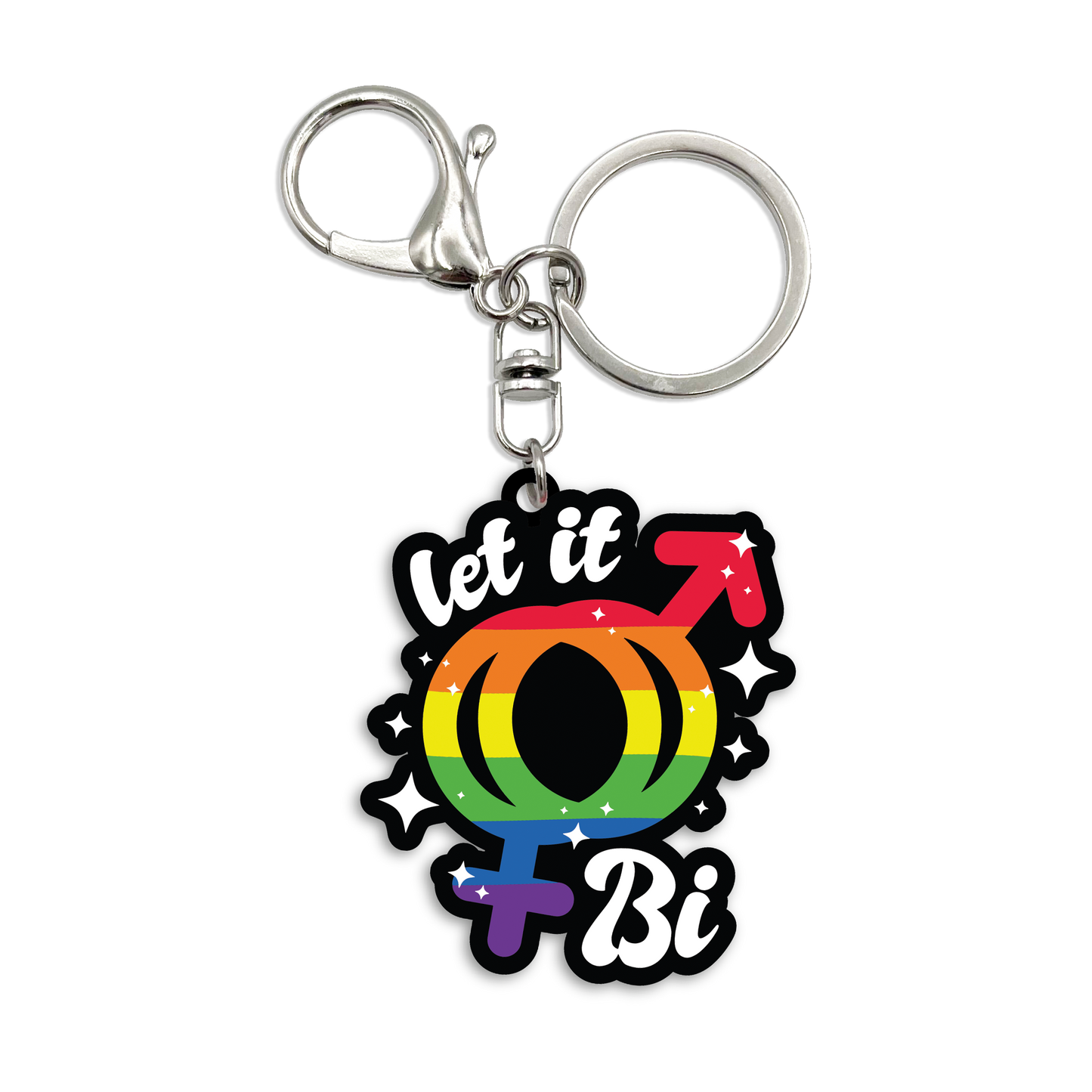 Acrylic Bag Charm: Let it Bi
