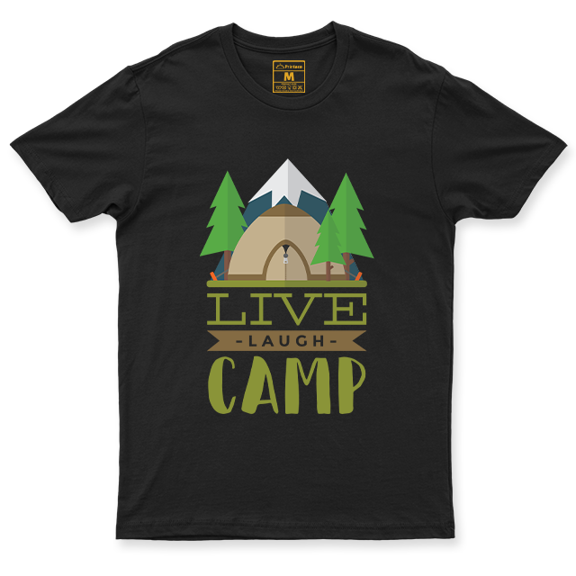 Drifit Shirt: Live Laugh Camp