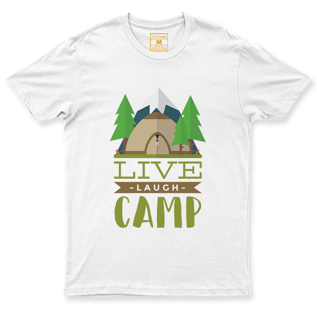 Drifit Shirt: Live Laugh Camp