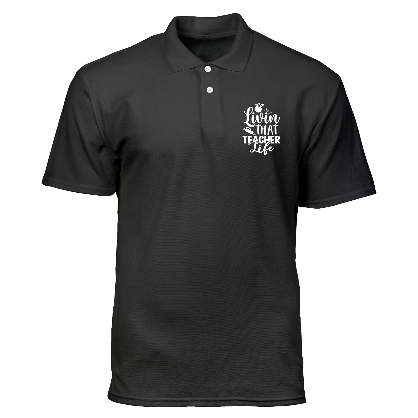 Cotton Polo Shirt: Livin that Teacher Life