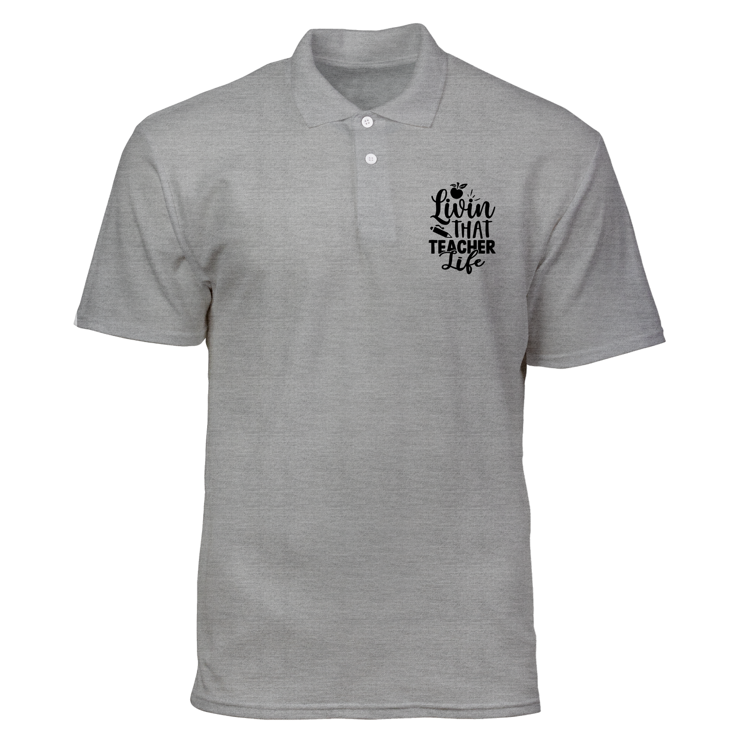 Cotton Polo Shirt: Livin that Teacher Life