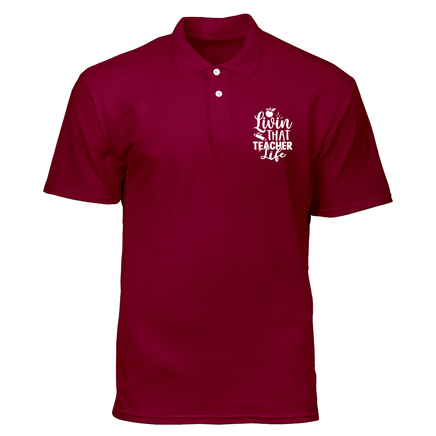 Cotton Polo Shirt: Livin that Teacher Life