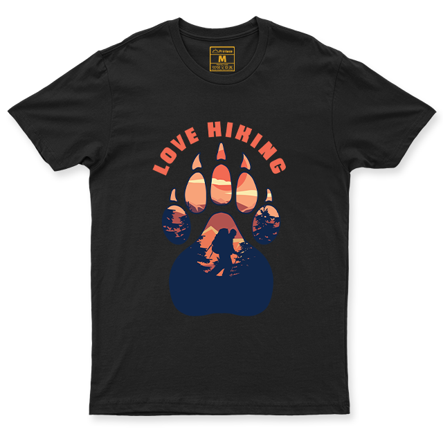 Drifit Shirt: Love Hiking