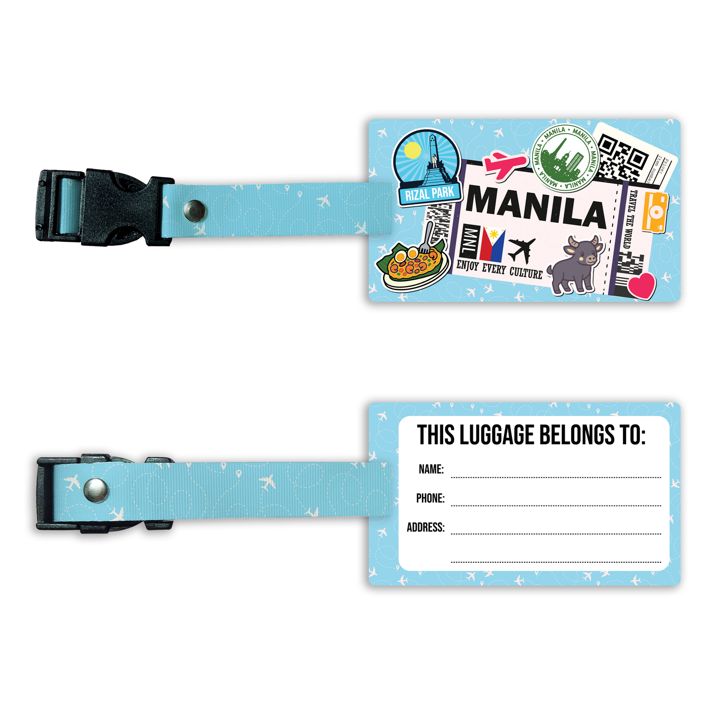 Bag Tag: Travel Manila