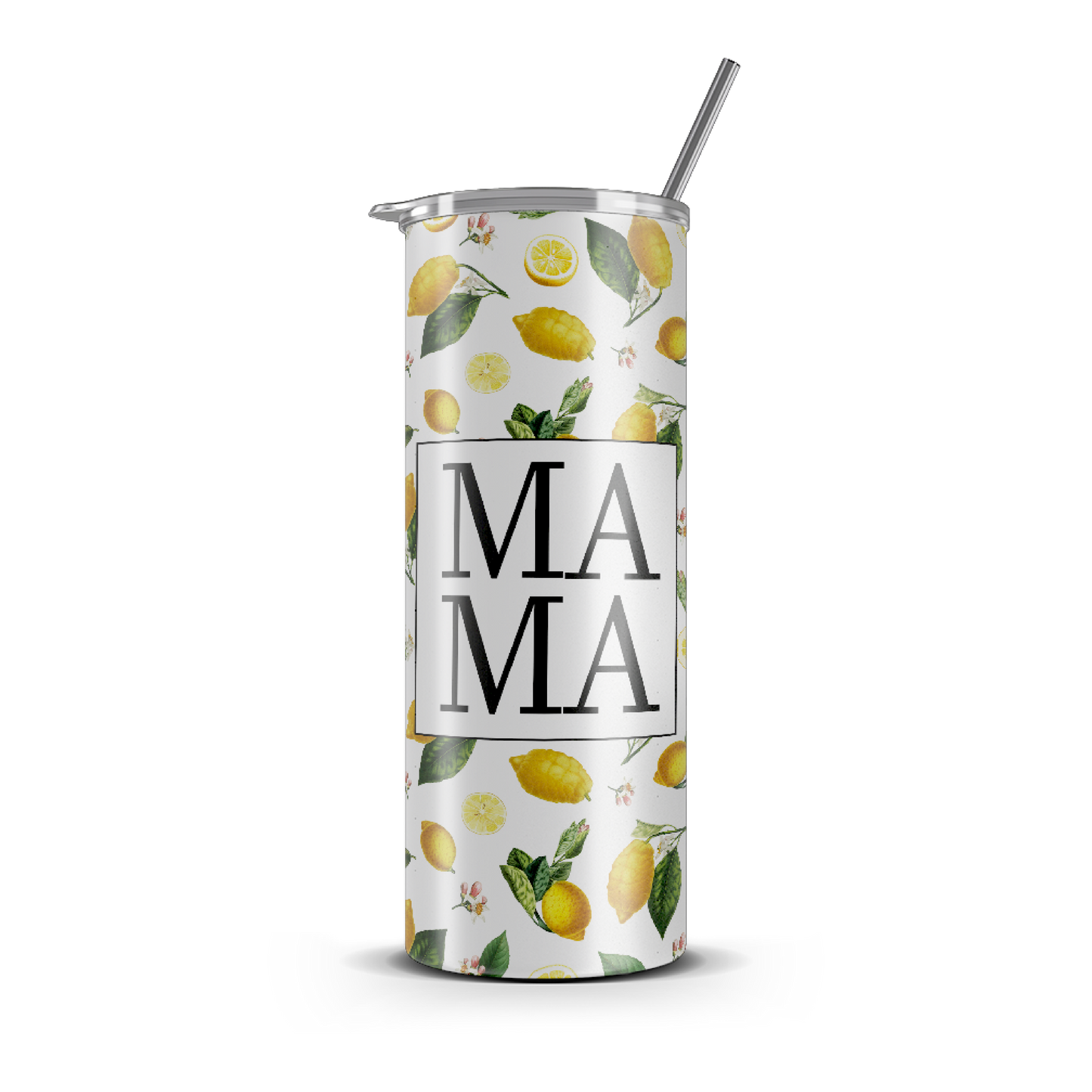 20oz. Slim Tumbler: Mama Lemon