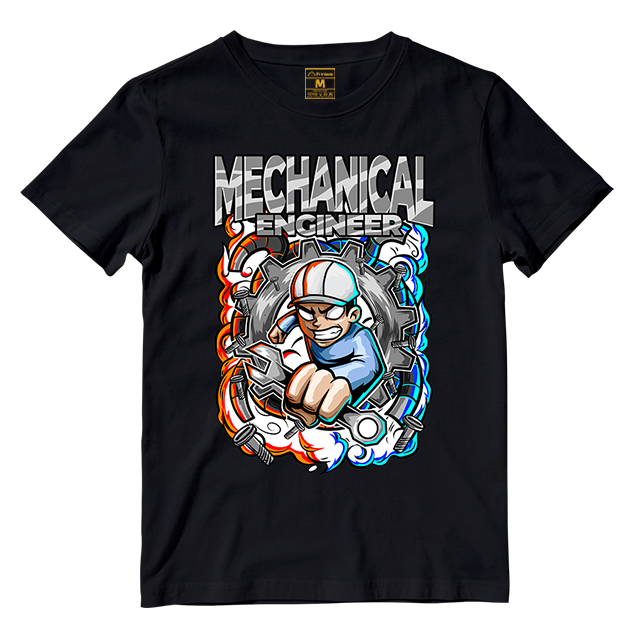 Cotton Shirt: Mechanical Engineer Male