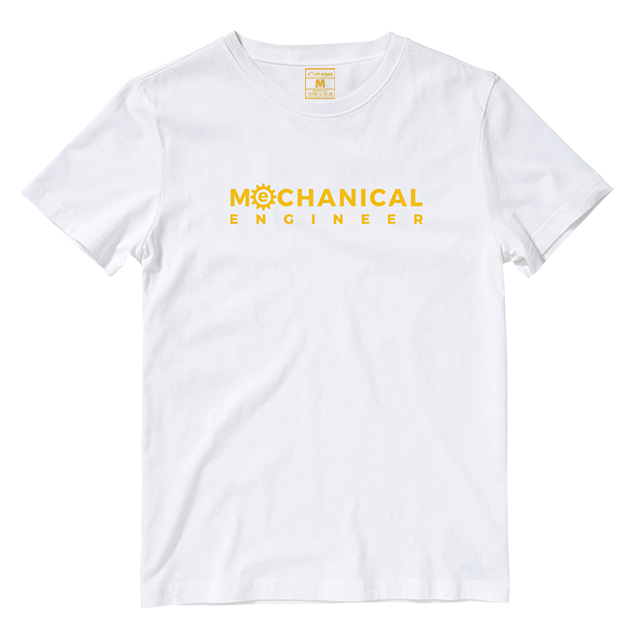 Cotton Shirt: Mechanical Engineer Yellow