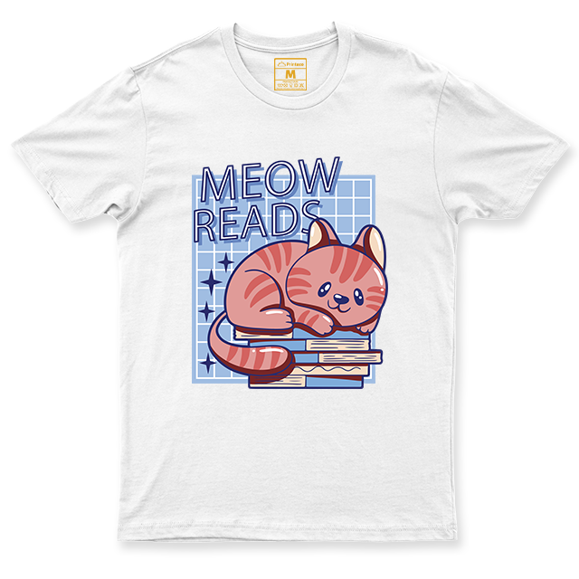 C. Spandex Shirt: Meow Reads