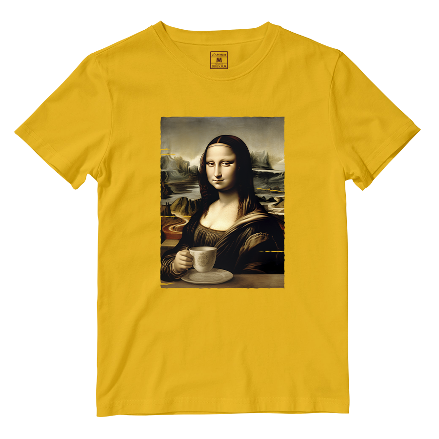 Cotton Shirt: Mona Lisa Coffee
