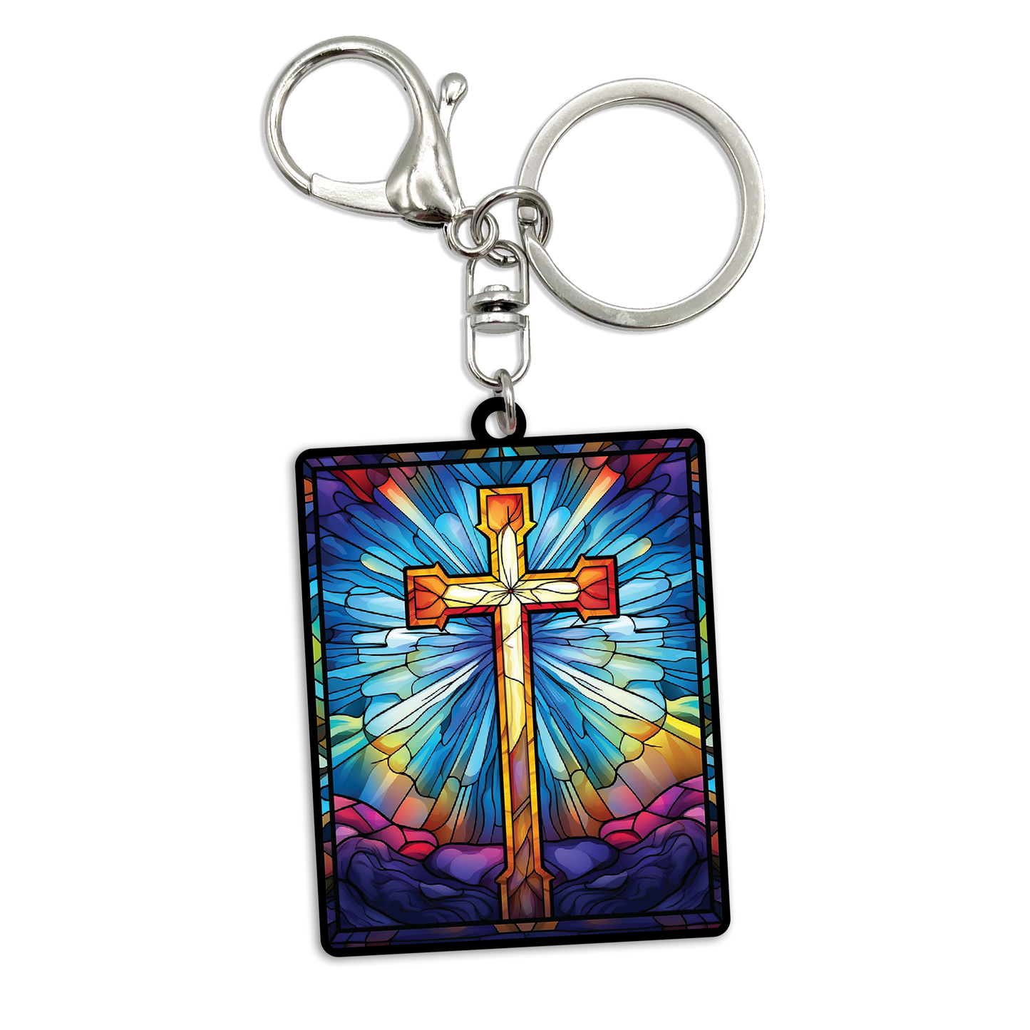 Acrylic Bag Charm: MoonstoneIris