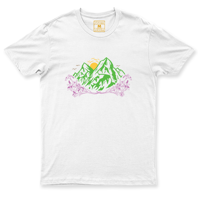 Drifit Shirt: Mountain Flowers