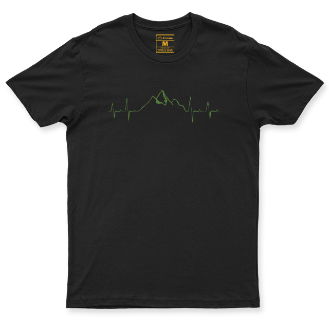 Drifit Shirt: Mountain Heartbeat