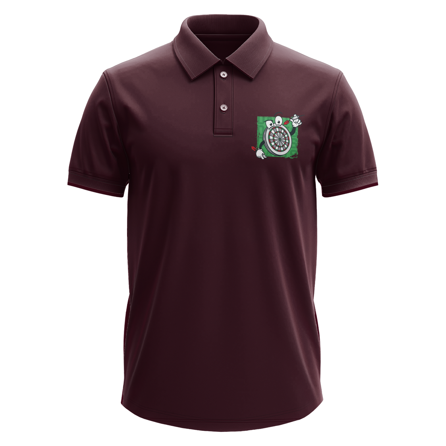Drifit Polo Shirt: Mr. Darts (Front Only)