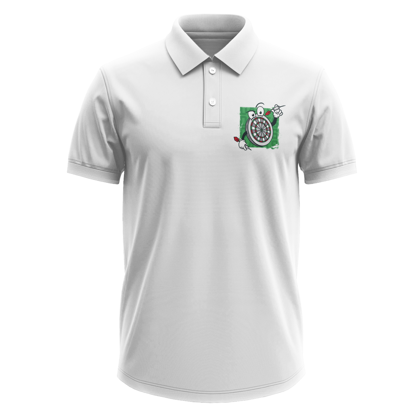Drifit Polo Shirt: Mr. Darts (Front Only)