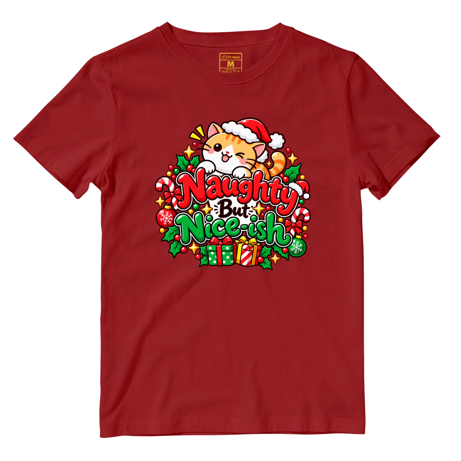 Cotton Shirt: Naughty Nice Ish