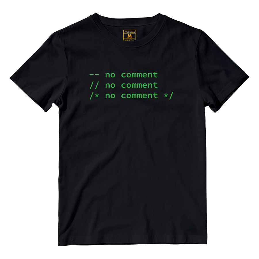 Cotton Shirt: No Comment
