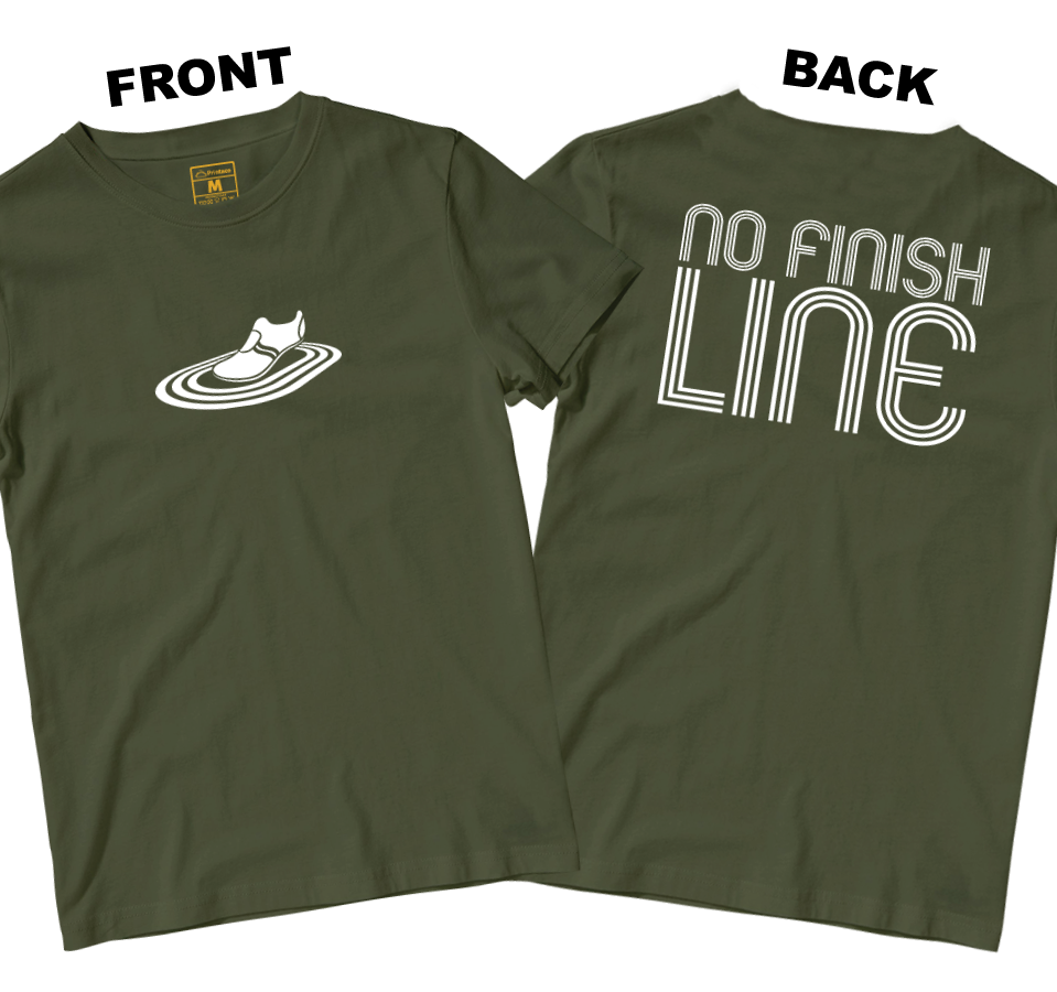 Drifit Shirt: No Finish Line (Front and Back)