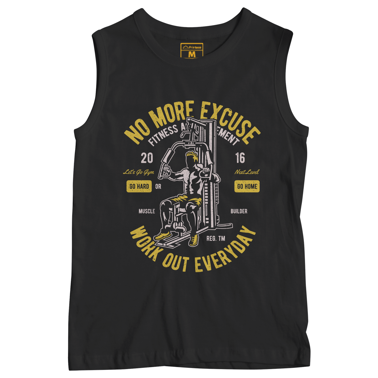 Sleeveless Drifit Shirt: No More Excuse