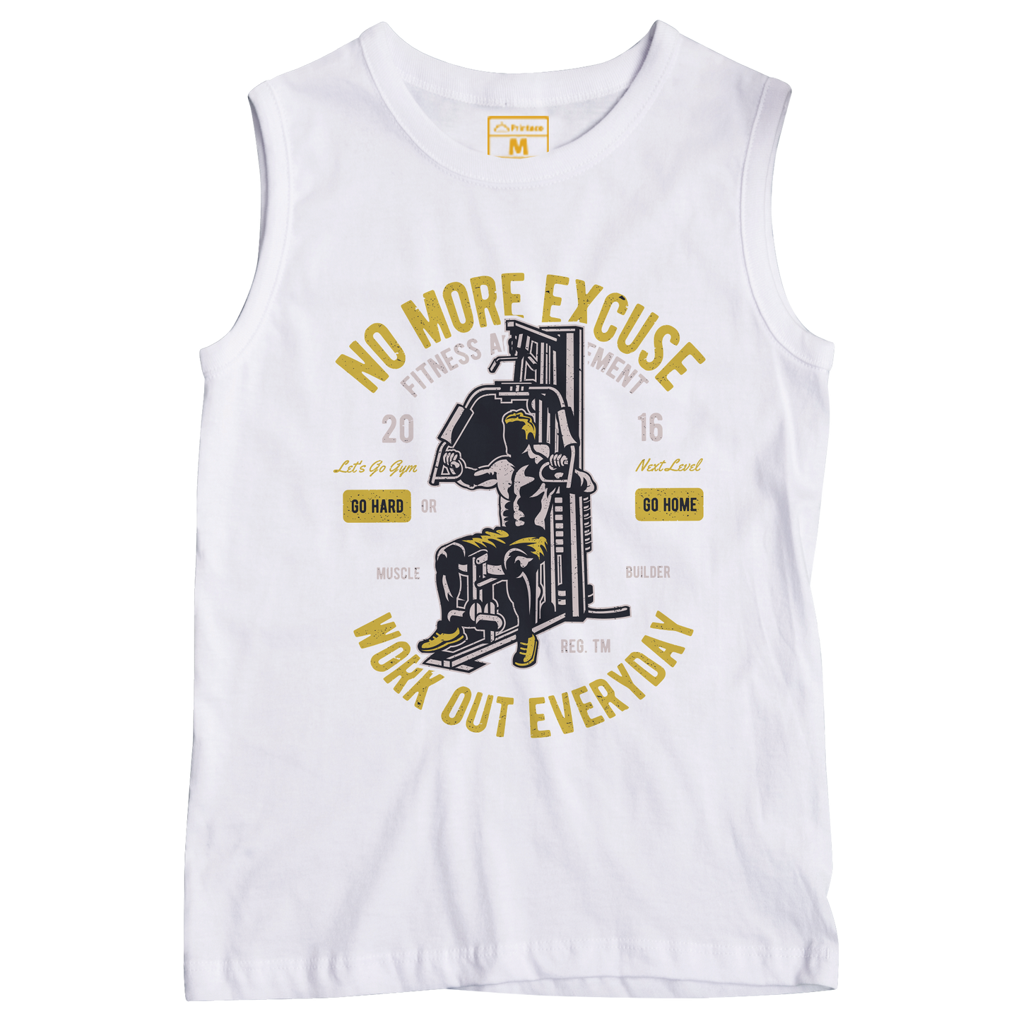 Sleeveless Drifit Shirt: No More Excuse