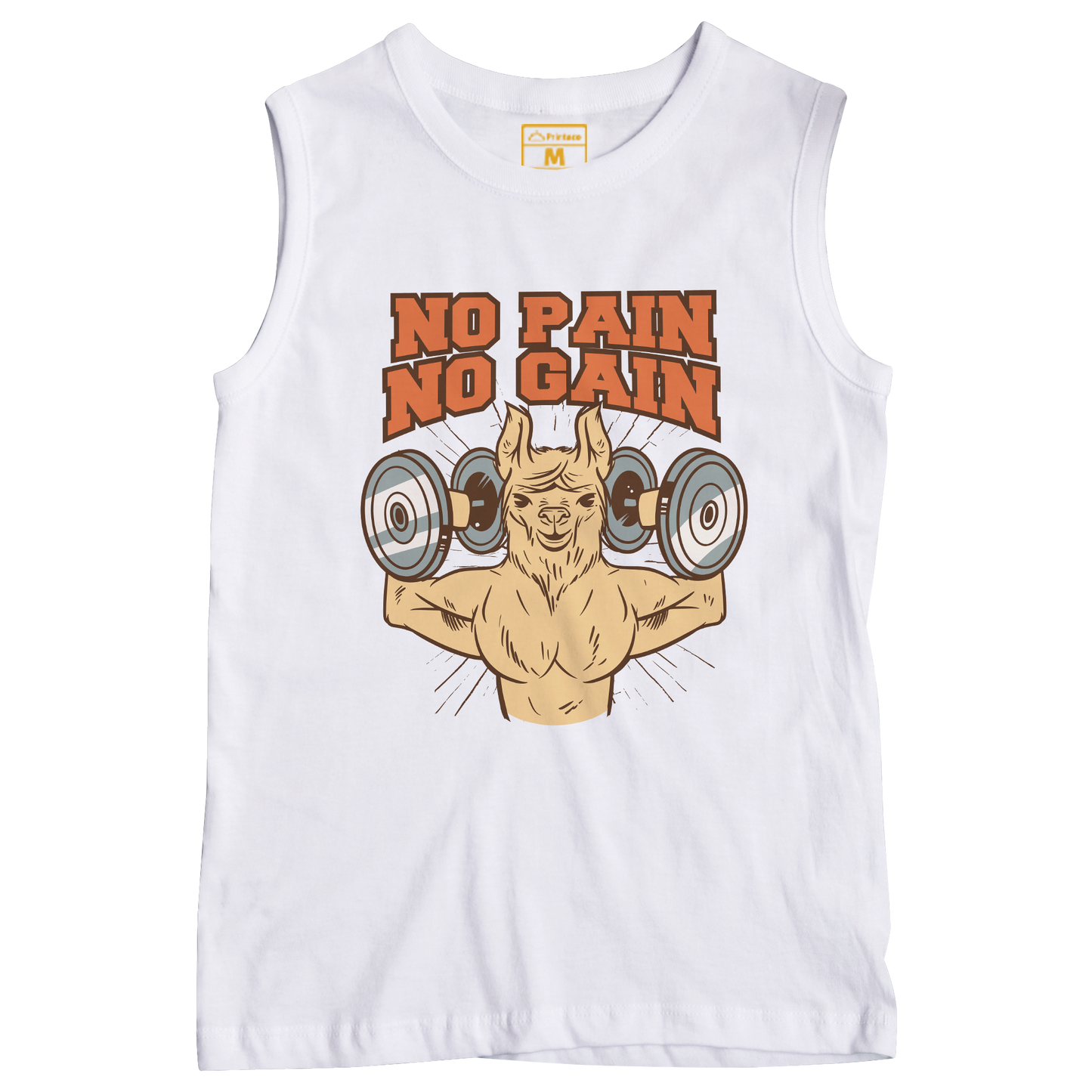 Sleeveless Drifit Shirt: No Pain No Gain