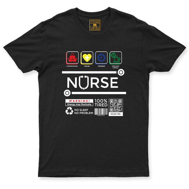 C. Spandex Shirt: Nurse Label