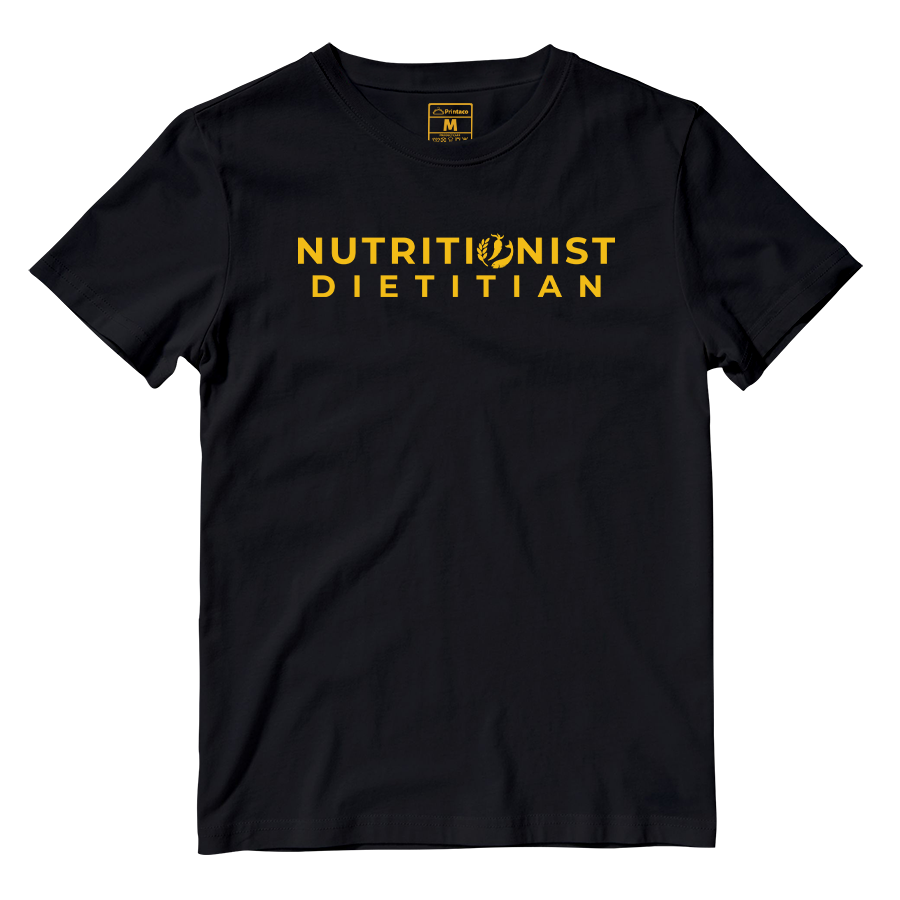 Cotton Shirt: Nutritionist Dietitian Yellow