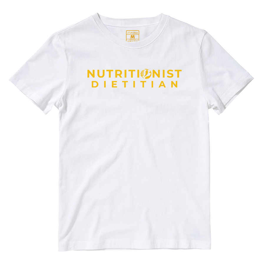 Cotton Shirt: Nutritionist Dietitian Yellow