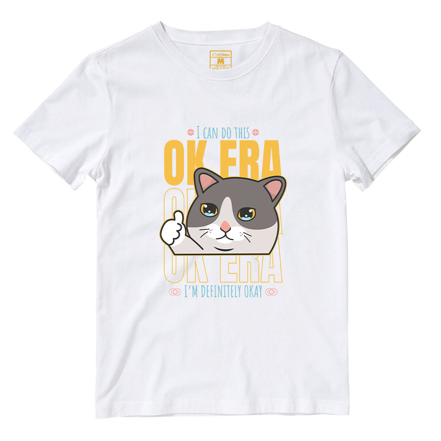 Cotton Shirt: Ok Era Cat