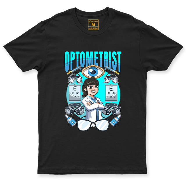 C. Spandex Shirt: Optometrist Female