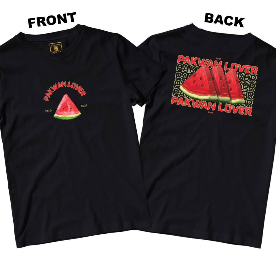 Cotton Shirt: Pakwan Lover (Front and Back)