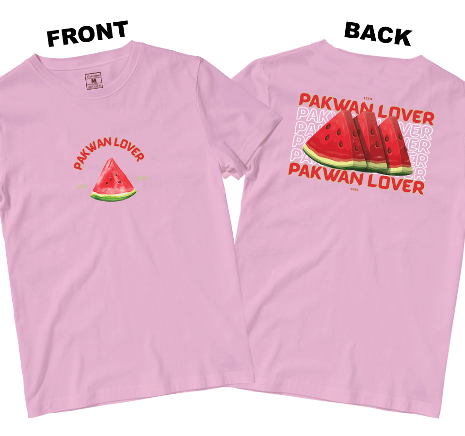 Cotton Shirt: Pakwan Lover (Front and Back)