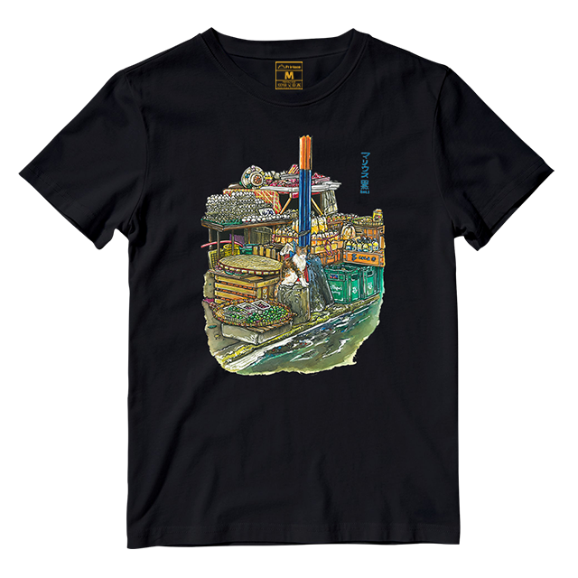 Cotton Shirt: Palengke Cat