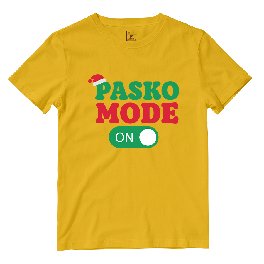 Cotton Shirt: Pasko Mode On