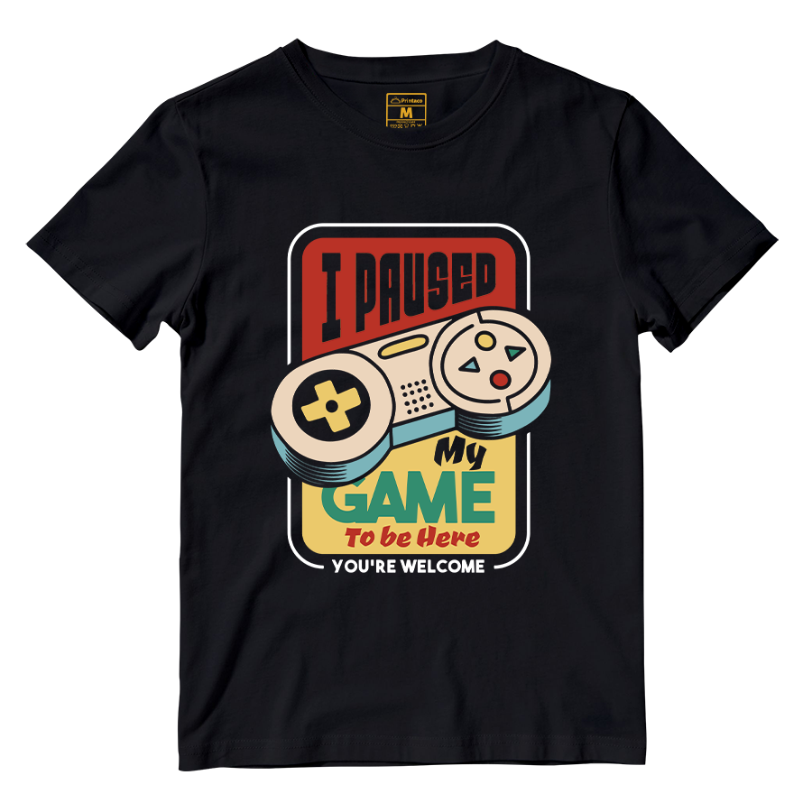 Cotton Shirt: Paused Game Retro